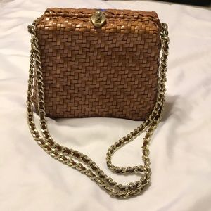 Vintage Basket Weave Chain Bag